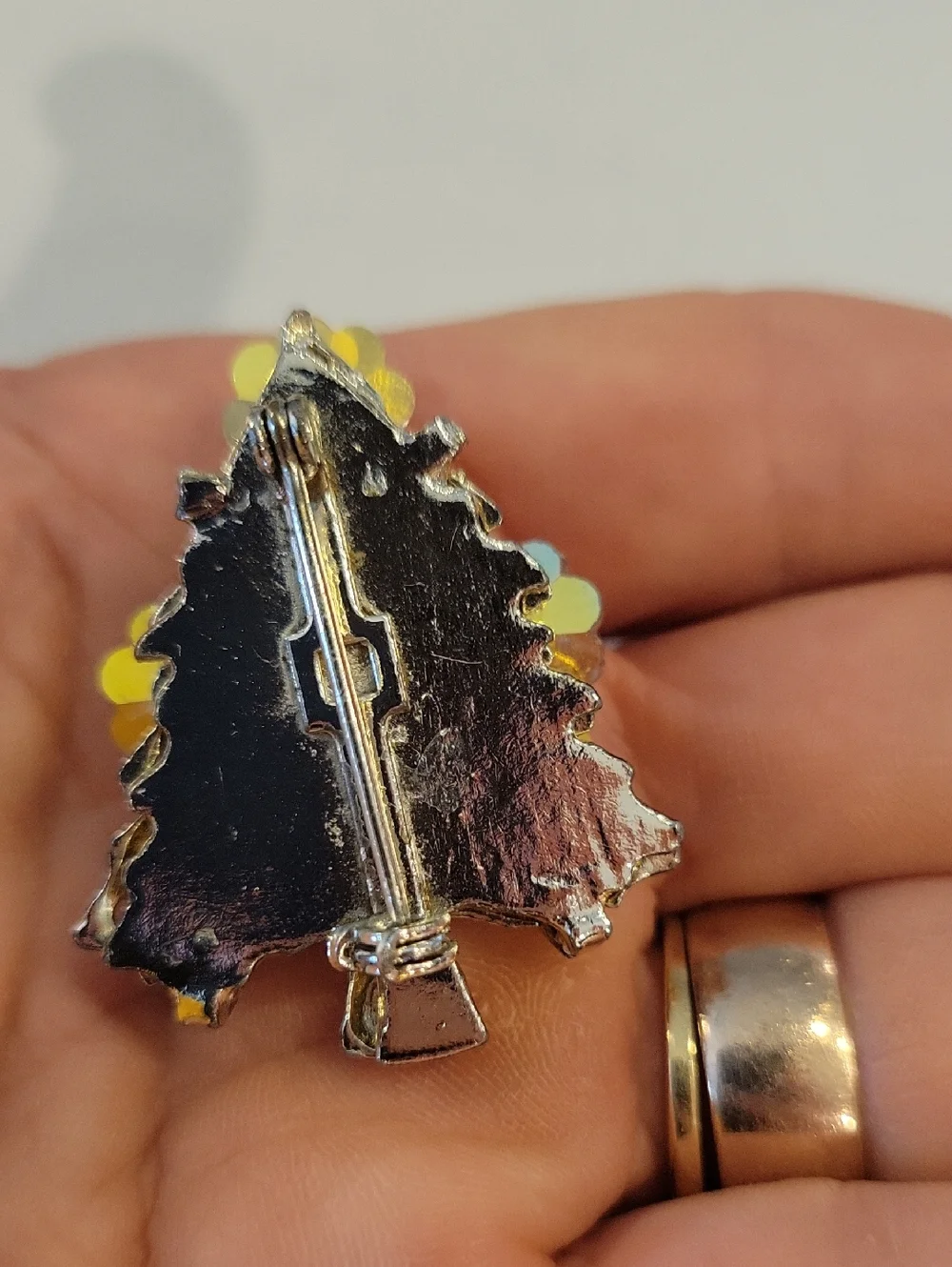 Vintage Silver Floral Brooch